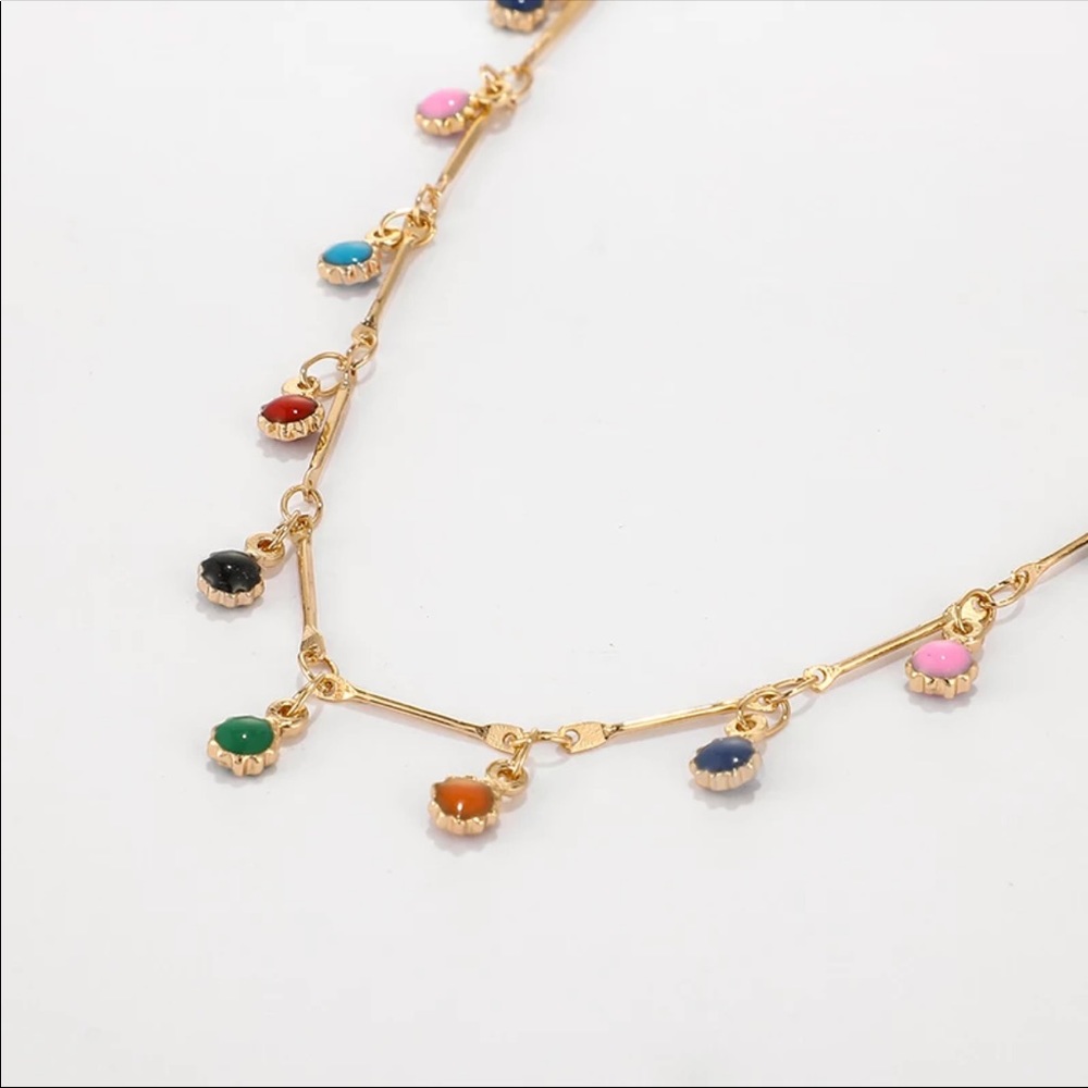 • Starla • Colorful Beaded Necklace - Picture 3 of 5